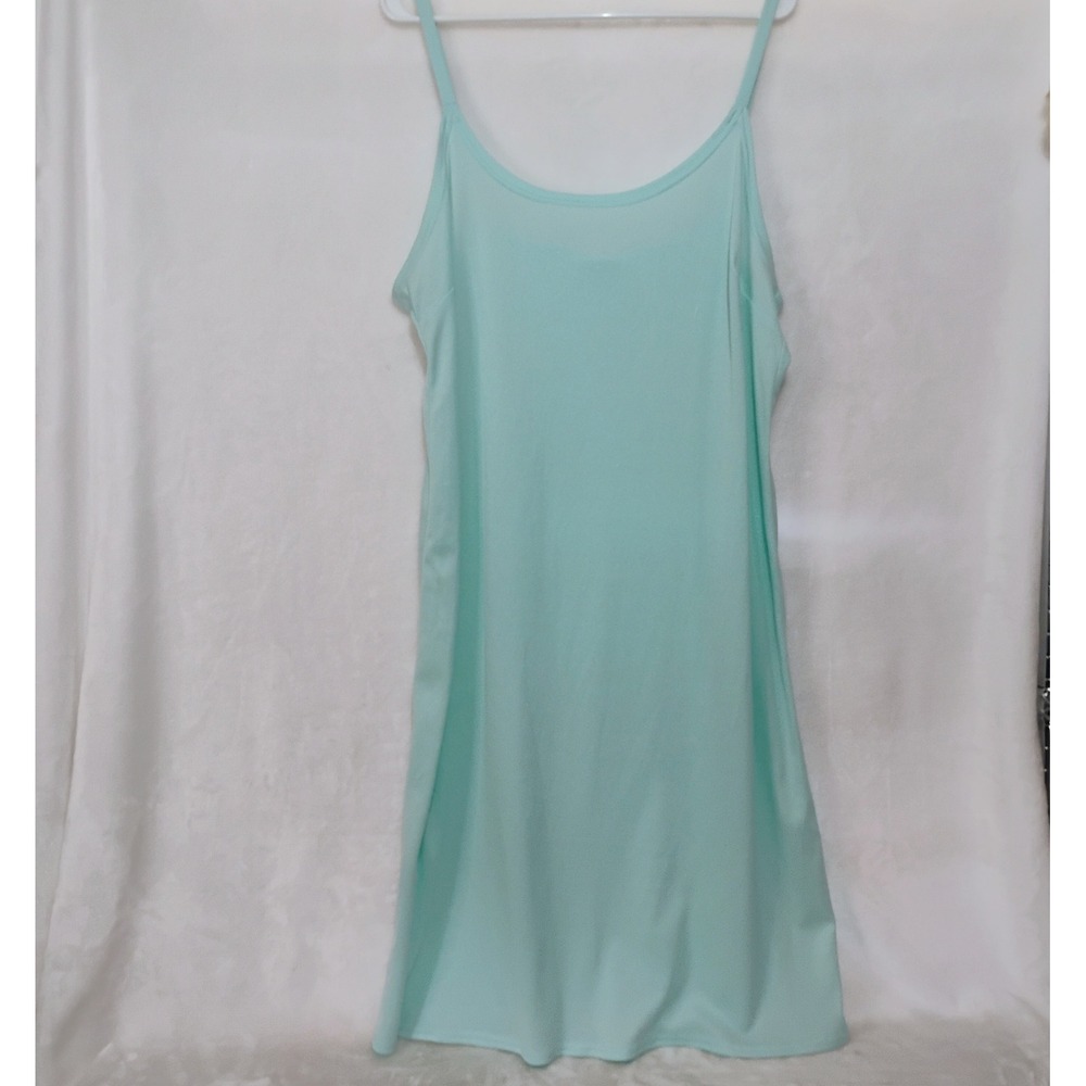 Blair Light Blue Sleeveless Chemise Nightgown Size 20 Spaghetti Strap Sleepwear